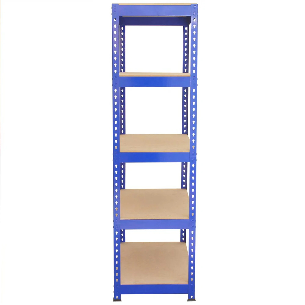 Monster Shop Q-Rax Blue Metal Racking Units 180 x 90 x 50cm 5 Pack Image 5