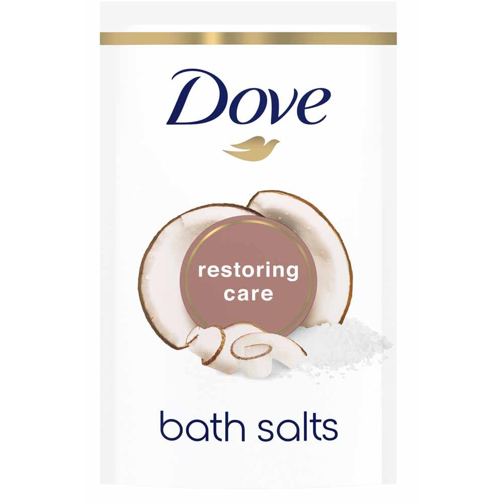 Dove Coconut and Cacao Restoring Care Bath Salts 900g Image 2