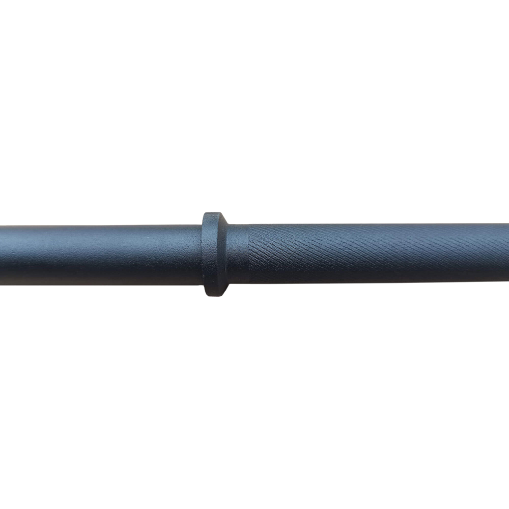 HXGN Black Standard Barbell with Spring Collars 1 inch Image 4