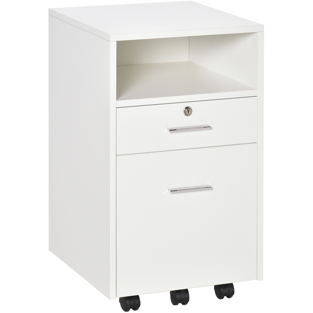 Portland Vinsetto White Mobile Home Filing Cabinet Image 2