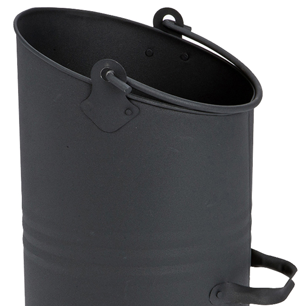 Inglenook Fireside Black Metal Hammerite Hod Image 2