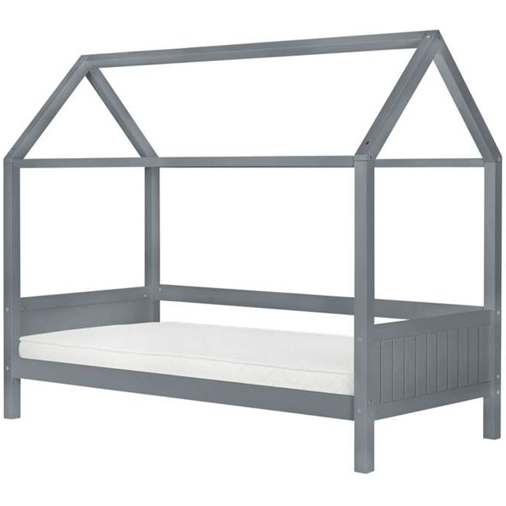 Home Single Grey House Bed Frame Image 2