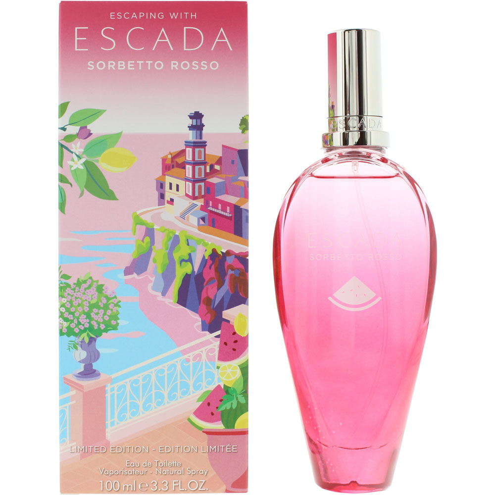 Escada Sorbetto Rosso Limited Edition Eau De Toilette 100ml Spray Image 2