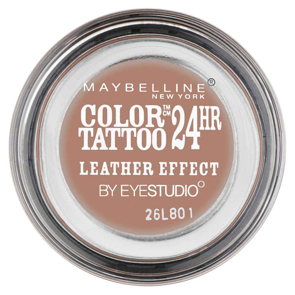 Maybelline Colour Tattoo 24hr Leather Effect Eyeshadow Creamy Beige Image 1