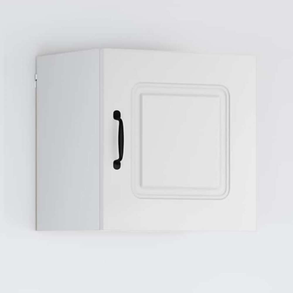 vidaXL Kalmar Single Door White Wall Mounted Square Kitchen Cabinet Set of 2 Image 1