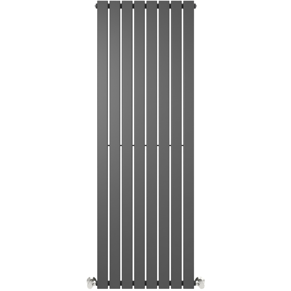 Anthracite 4381 BTU Single Flat Panel Vertical Column Radiator 1800 x 544mm Image 3