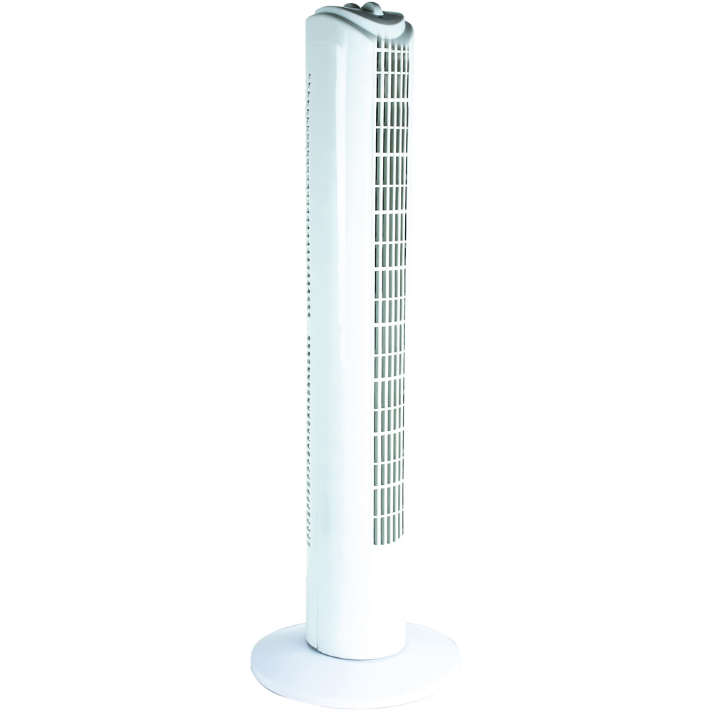 Status White Tower Fan 32 inch Image 1