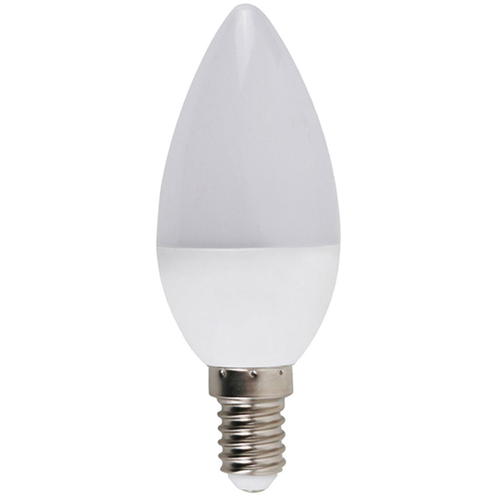 ValueLights 5W 3000K Warm White Dimmable Candle E14 LED Light Bulb 4 Pack Image 1