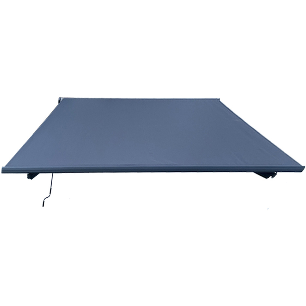 Jack Stonehouse Dark Grey Manual Retractable Awning 2.5 x 2m Image 2