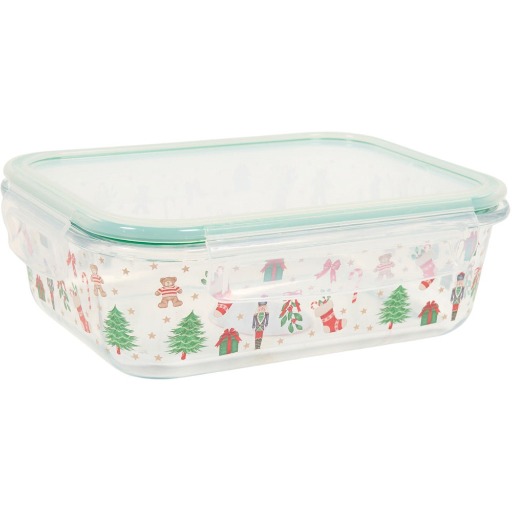 Christmas Glass Lunch Box Image 2