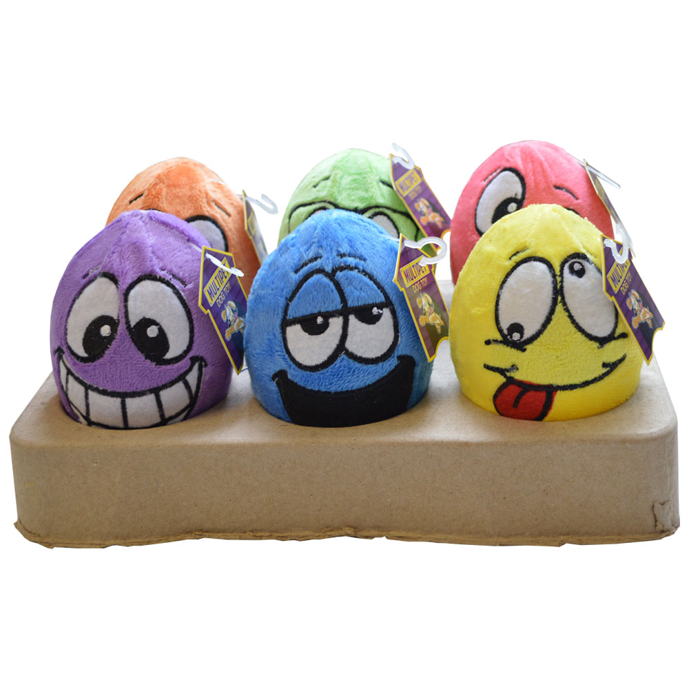 Single Happy Pet Egg Noggins Dog Toy in Assorted styles Image 2