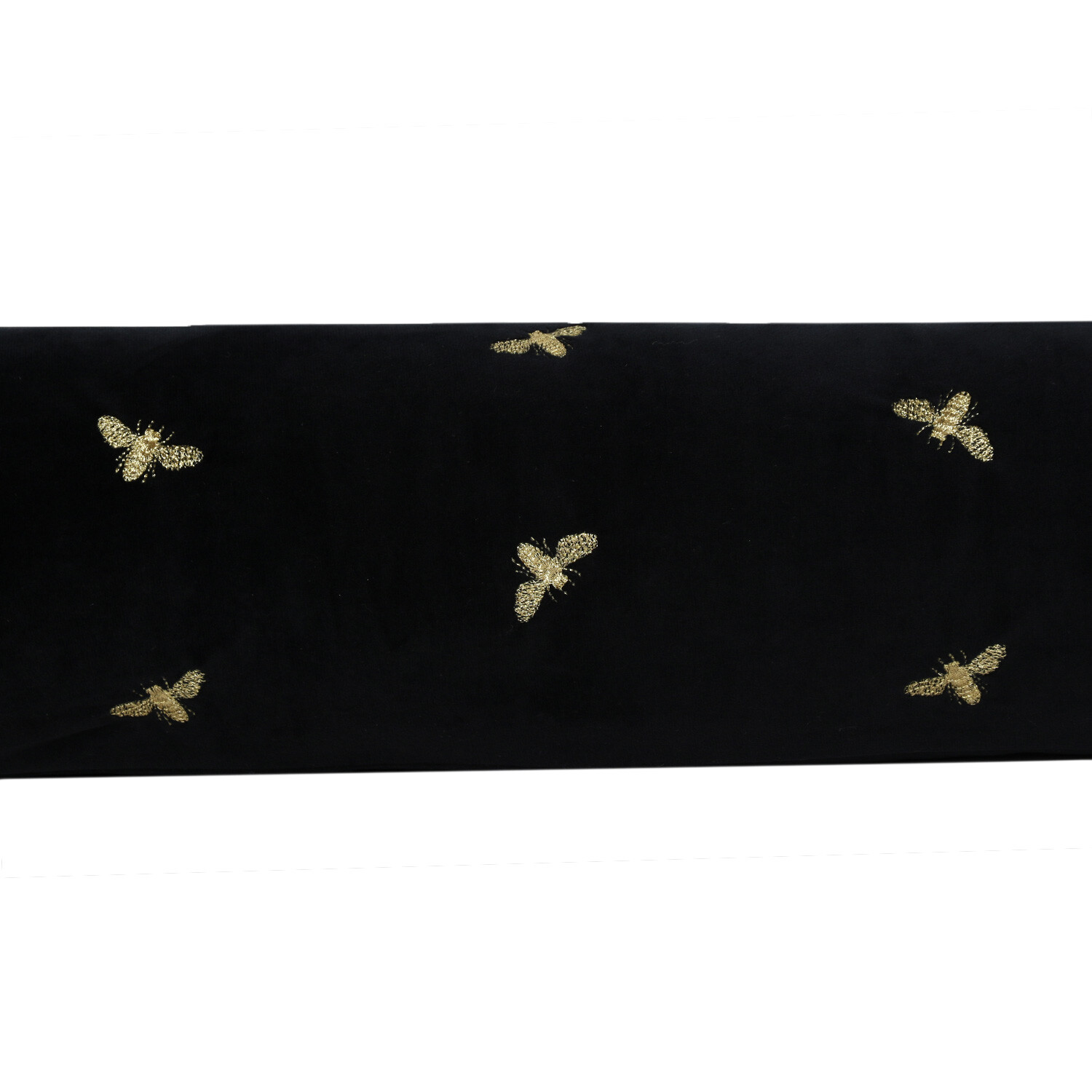 Black Bee Embroidered Draught Excluder Image 2