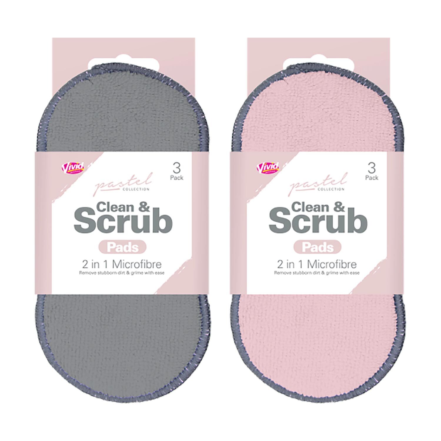Pack of Three 2-in-1 Clean and Scrub Pads Image