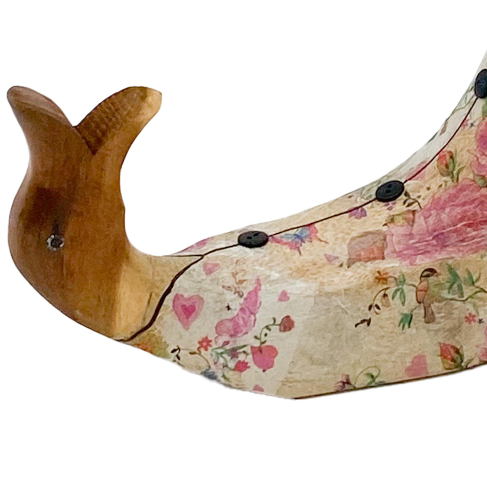 Acacia Home Decoupage Duck Wine Bottle Holder Image 2