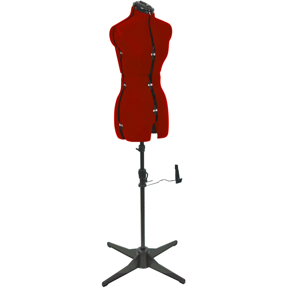 Sewing Online FG267 Ruby Red Adjustable 8-Part Dressmakers Dummy Trouser Form Small Image 4