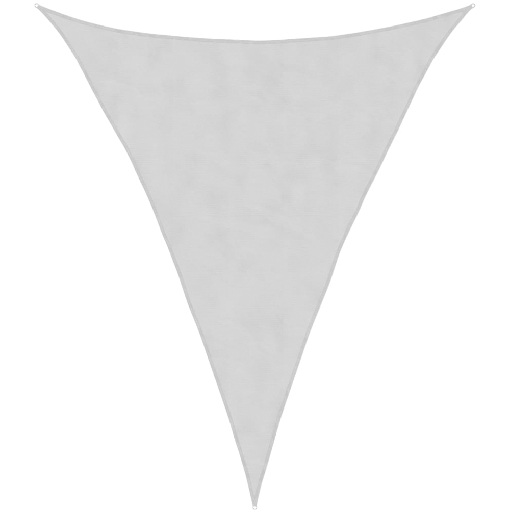 vidaXL Grey Triangular Sun Shade Sail 3 x 4 x 4m Image 1
