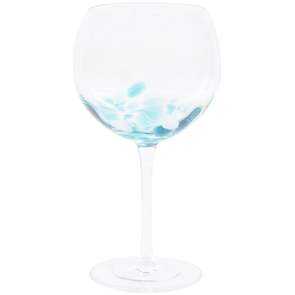 Blue Confetti Gin Glass - Blue Image 2