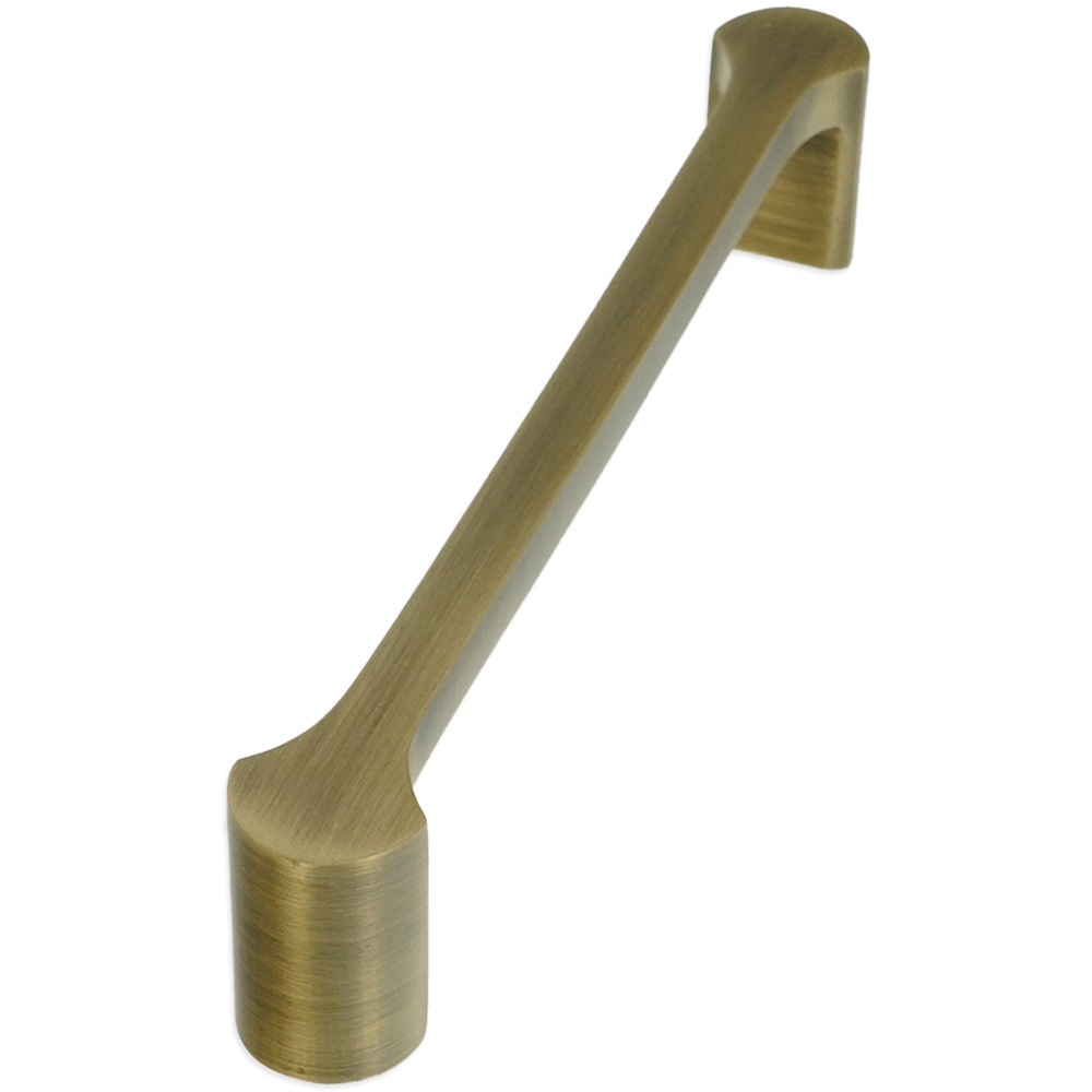 Spira Brass Tulip Antique Brass Cabinet Pull Handle 165mm Image 3