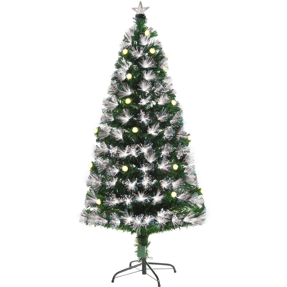 Everglow LED Full Bodied Green Artificial Christmas Tree 5ft Image 1