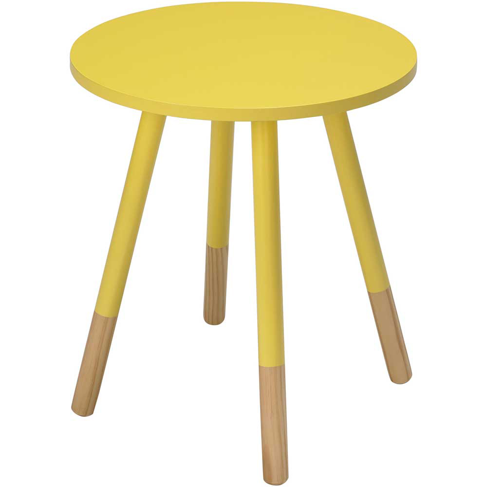 Costa Yellow Side Table Image 2