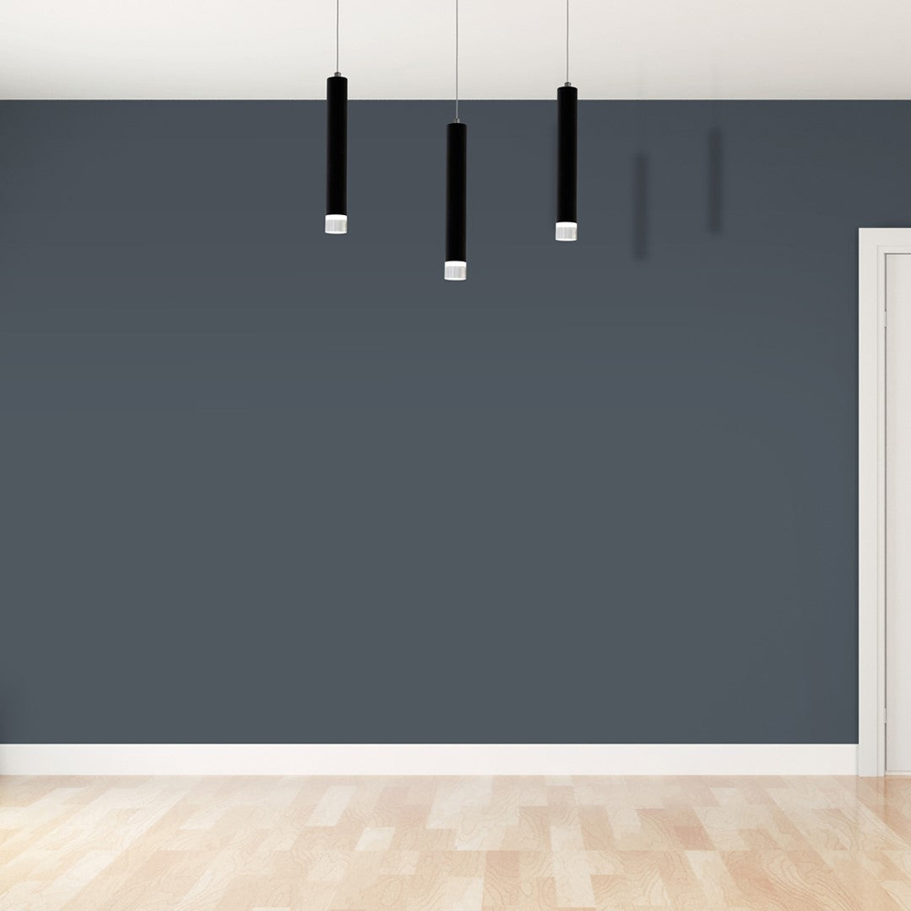 Milagro Carbon Black LED 3 Pendant Lamp 230V Image 5