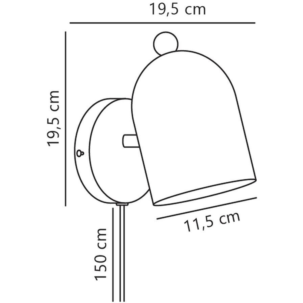 Nordlux Gaston Blue Adjustable Wall Light Image 6