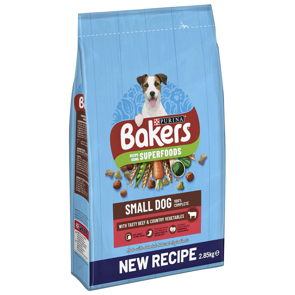 Bakers Beef and Veg Small Dry Dog Food 2.85kg   Image 2