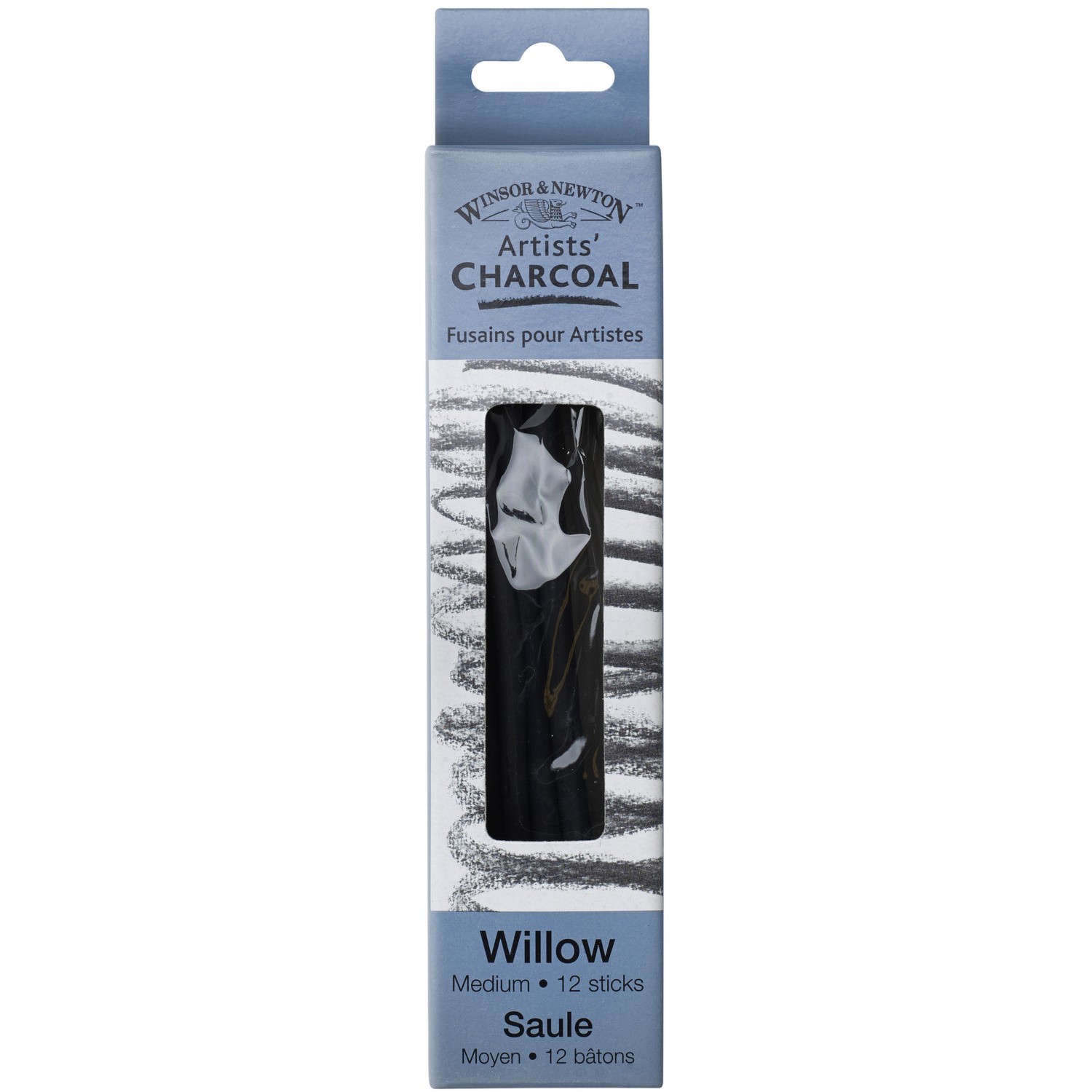Winsor and Newton Willow Charcoal Sticks - Black / Medium / 12 Image 2