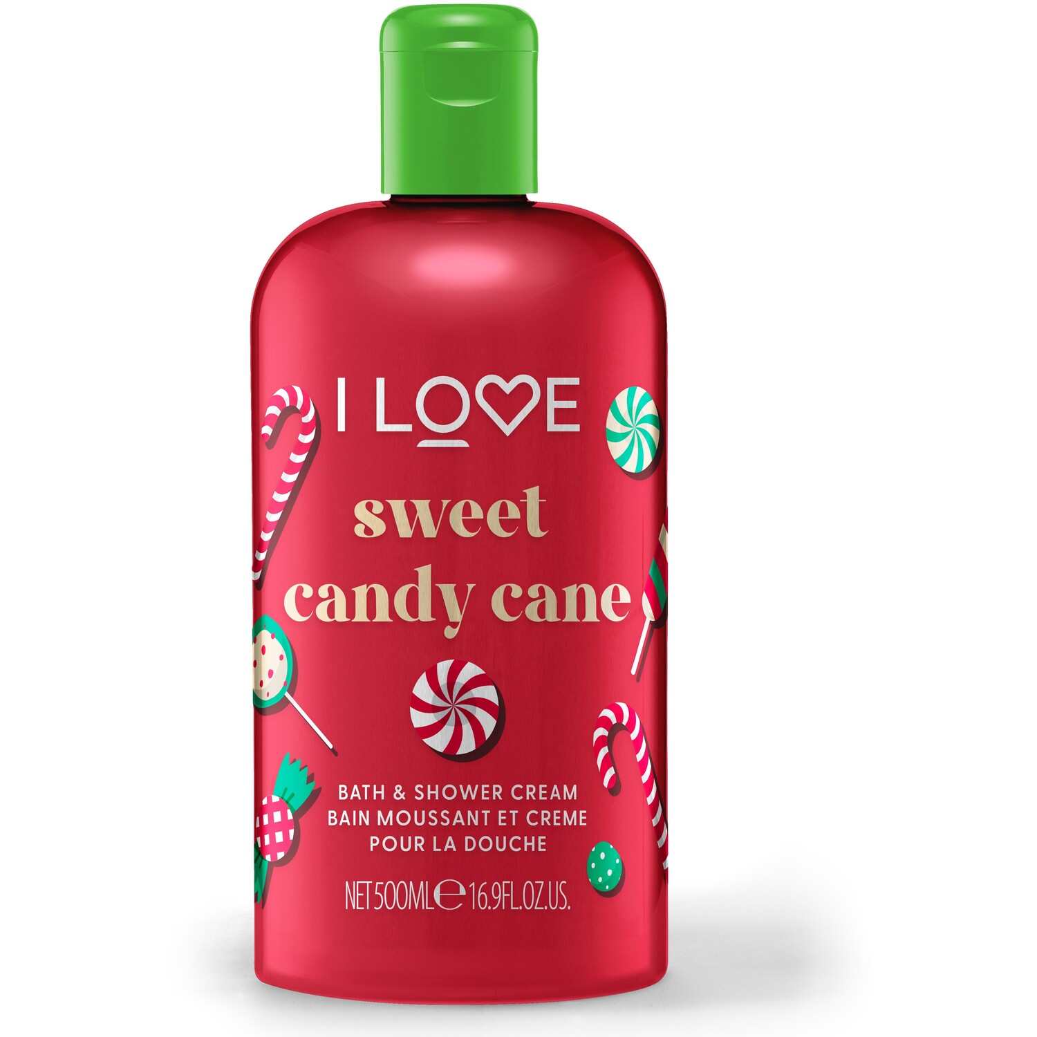Sweet Candy Cane Bath and Shower Cream Image