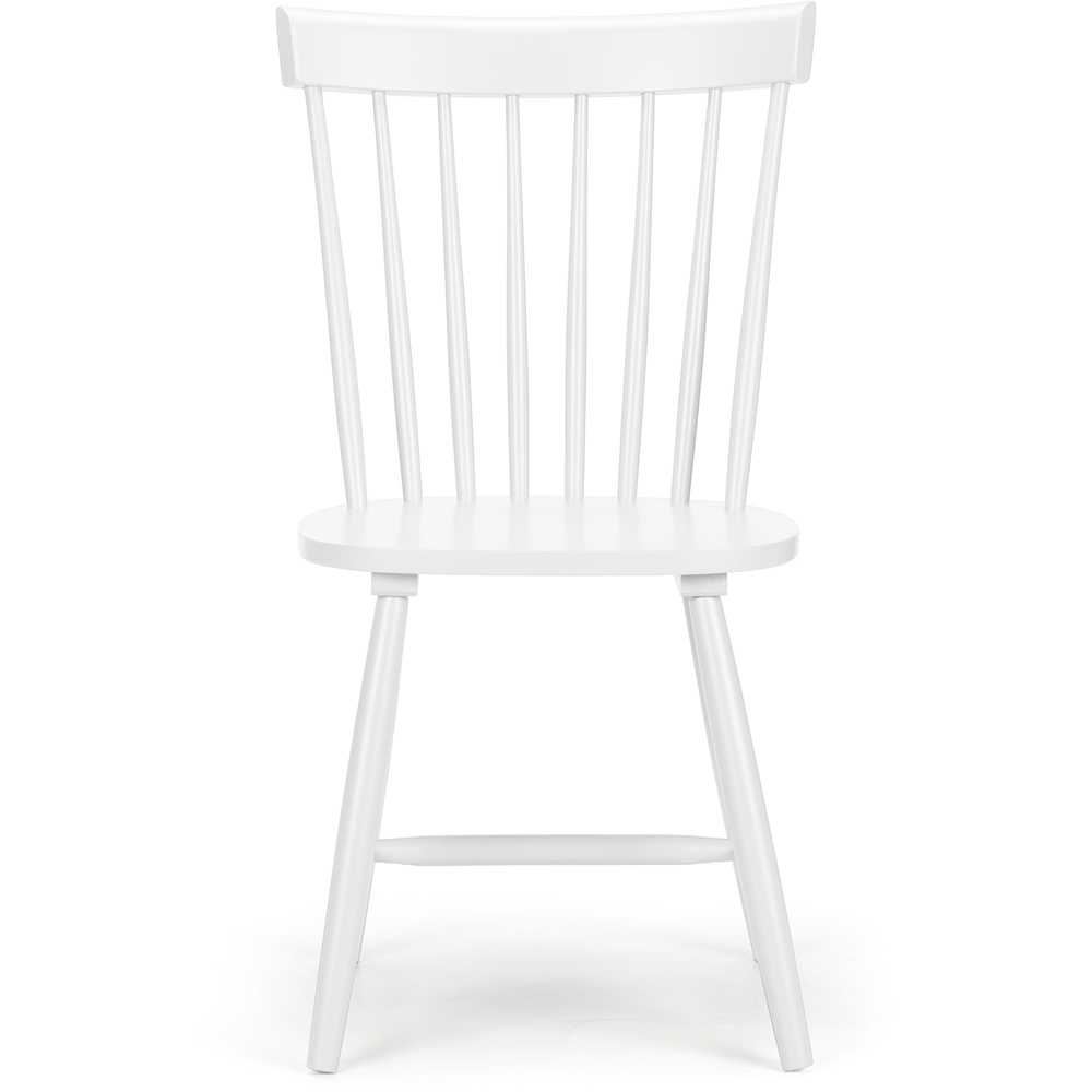 Julian Bowen Torino White Chairs Set of 4 Image 3