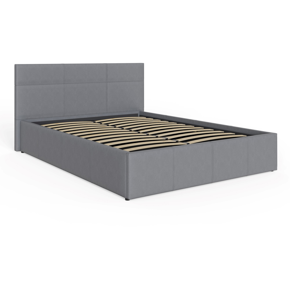 GFW Double Grey End Lift Ottoman Bed Image 4