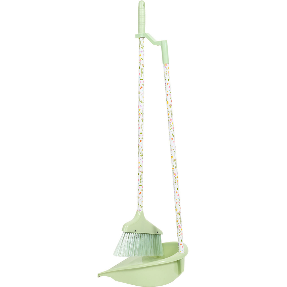 Wildflower Long Handle Dustpan Green Image 4