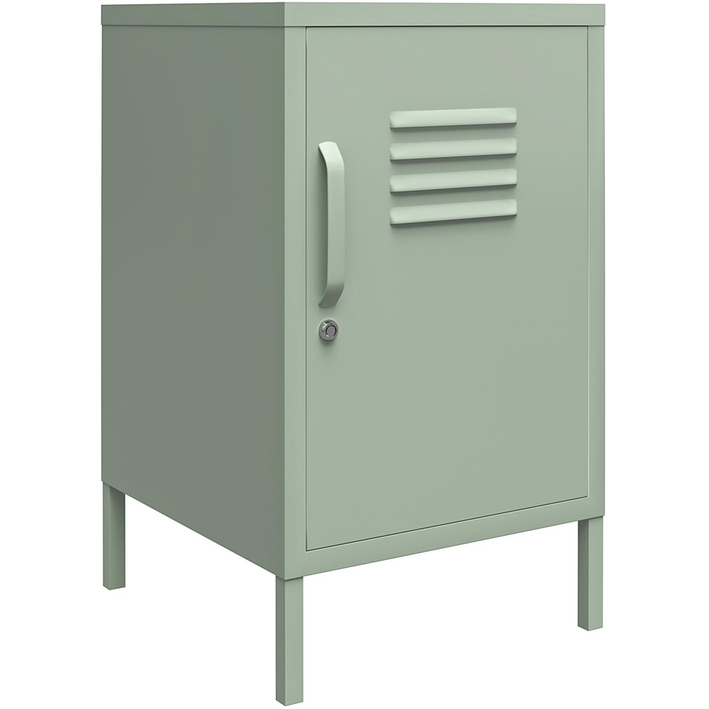 Dorel Mission District Pastel Green Metal Locker End Table Image 2