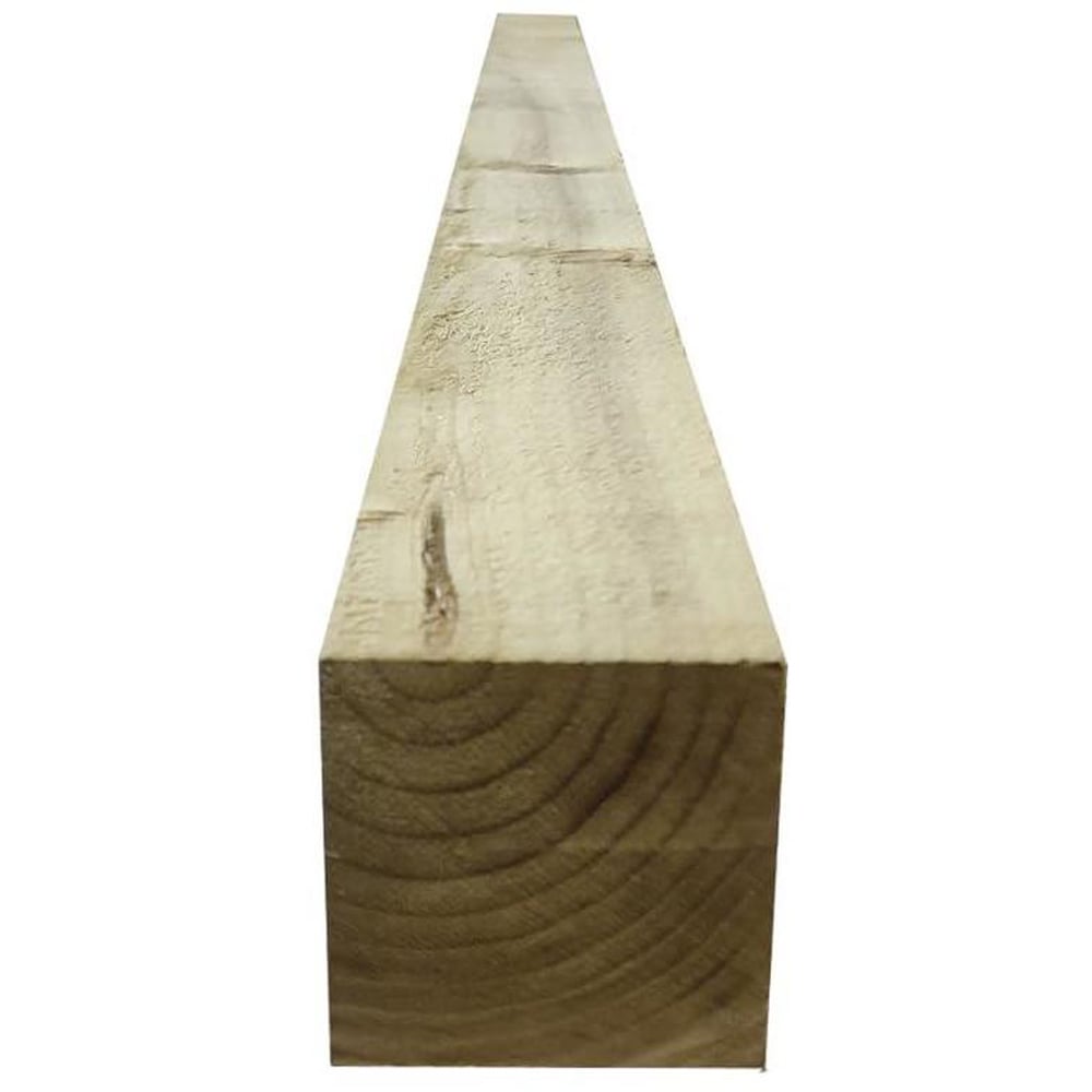 Snowdon Timber 4 x 4 inch Pressure Treated Garden Fence Post 2.4m x 100mm 6 Pack Image 2