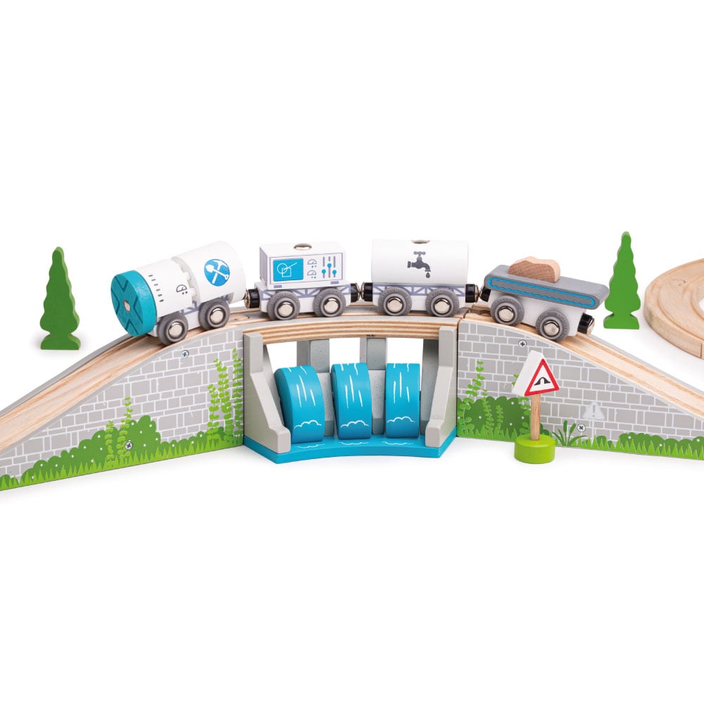 BigJigs Toys Rail Waterfall Bridge Image 3