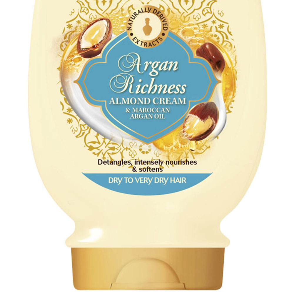 Garnier Ultimate Blends Argan Oil and Almond Cream Dry Hair Conditioner 400ml Image 2