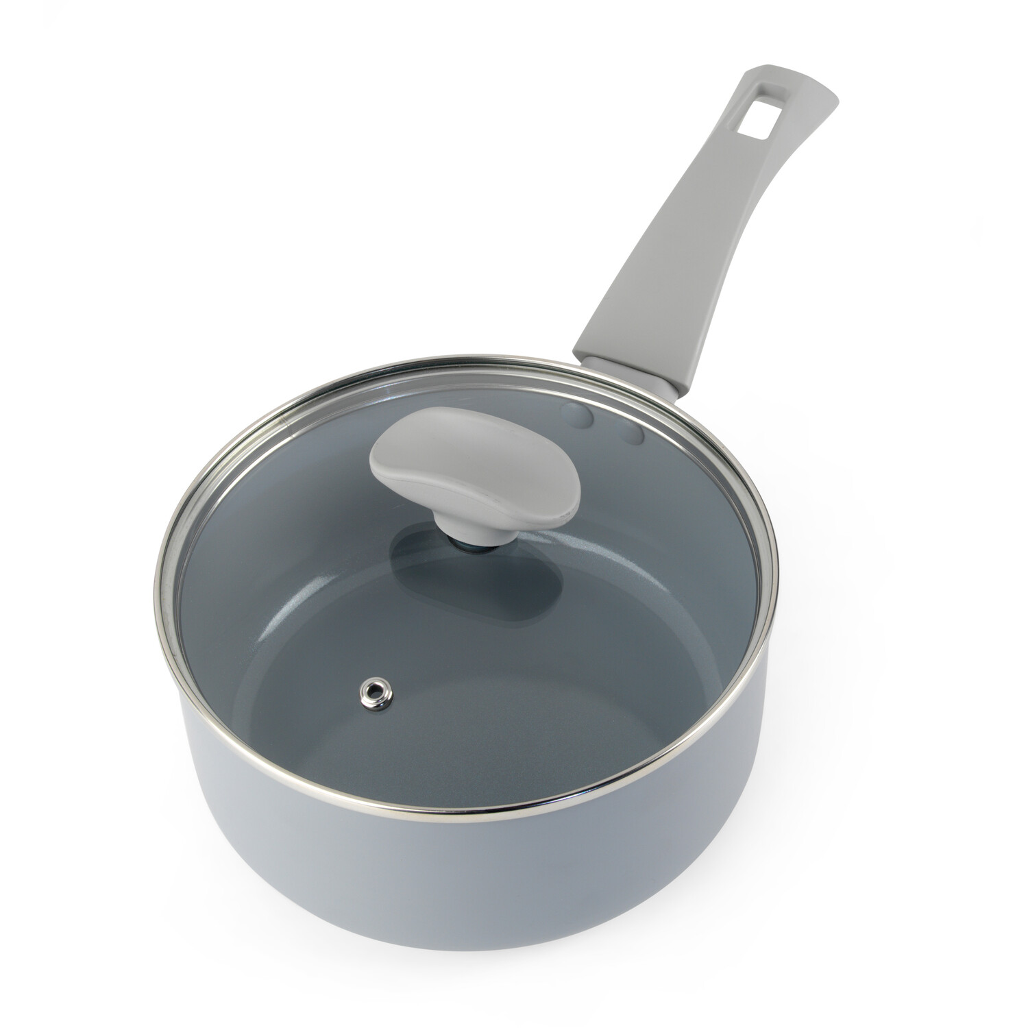 3-Piece Salter Healthy Eating Pan Set - Grey Image 5