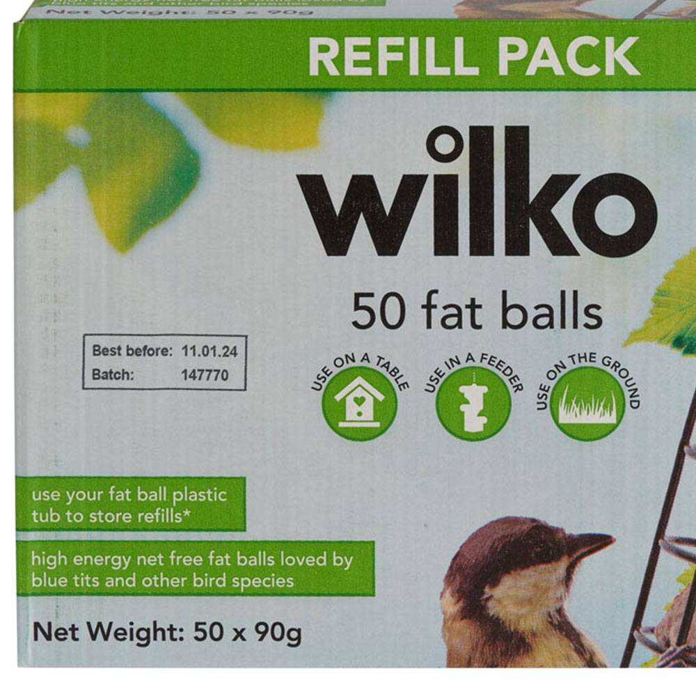 Wilko Box Fat Balls 50x90g Image 4
