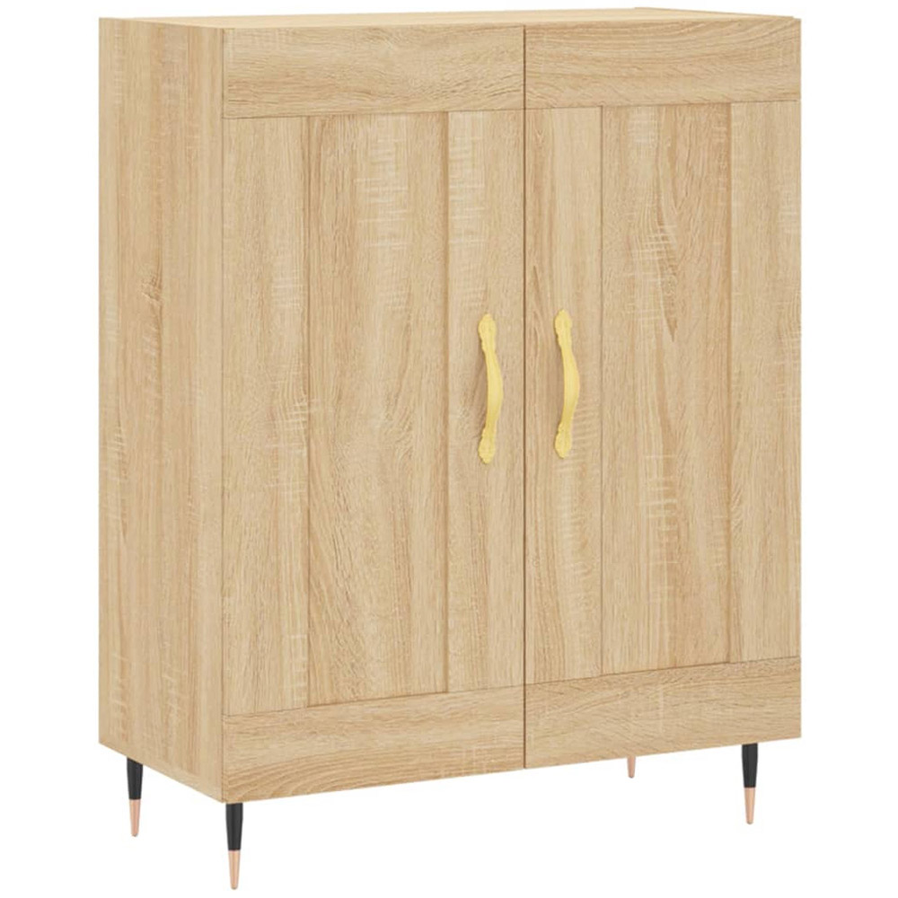 vidaXL 2 Door Sonoma Oak Sideboard Image 2