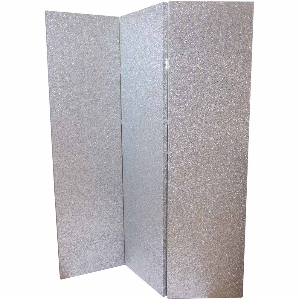 Arthouse Silver Sequin Screen Room Divider Image 1