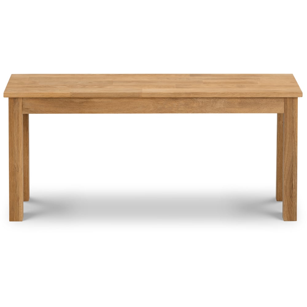 Julian Bowen Coxmoor 2 Seater Oak Dining Bench Image 3