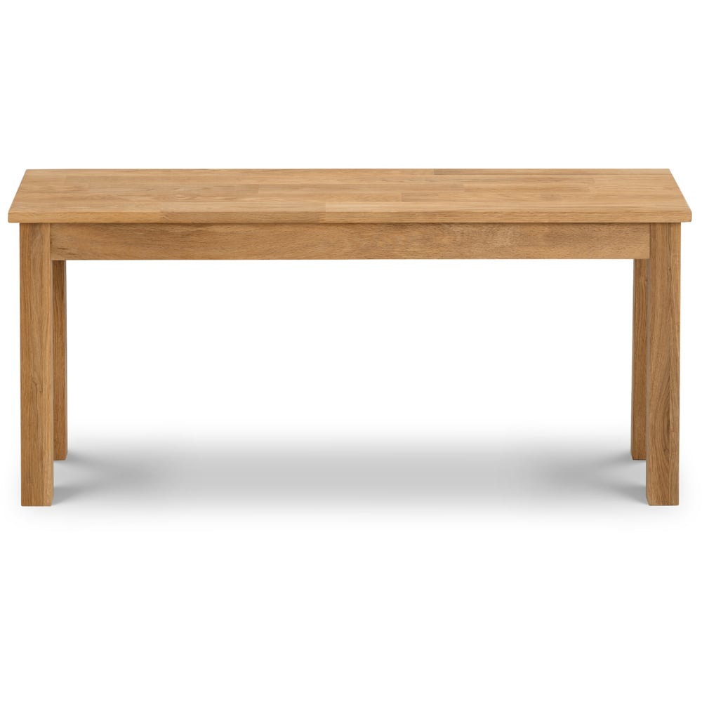 Julian Bowen Coxmoor Oak Dining Bench Image 3