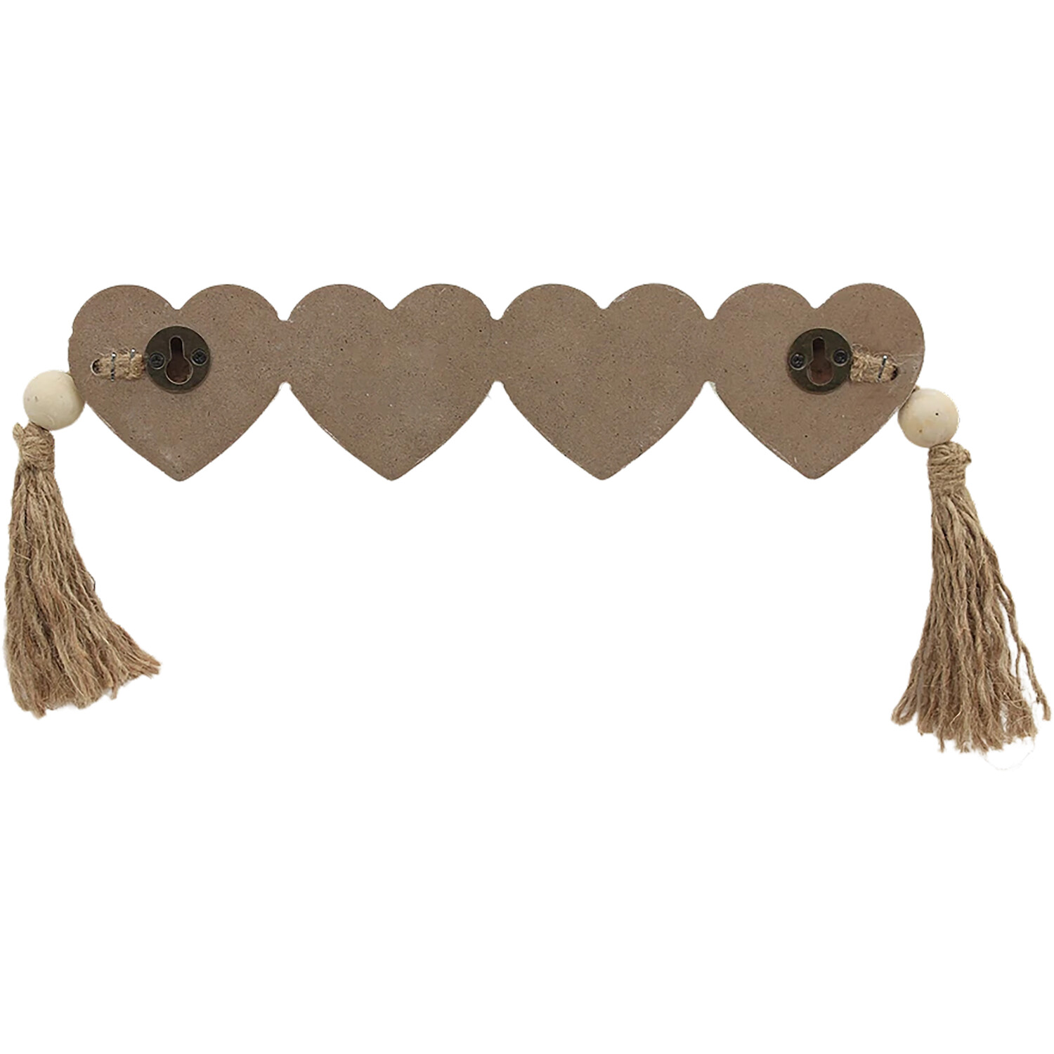 Rustic Home Tassel Plaque - Brown Image 3