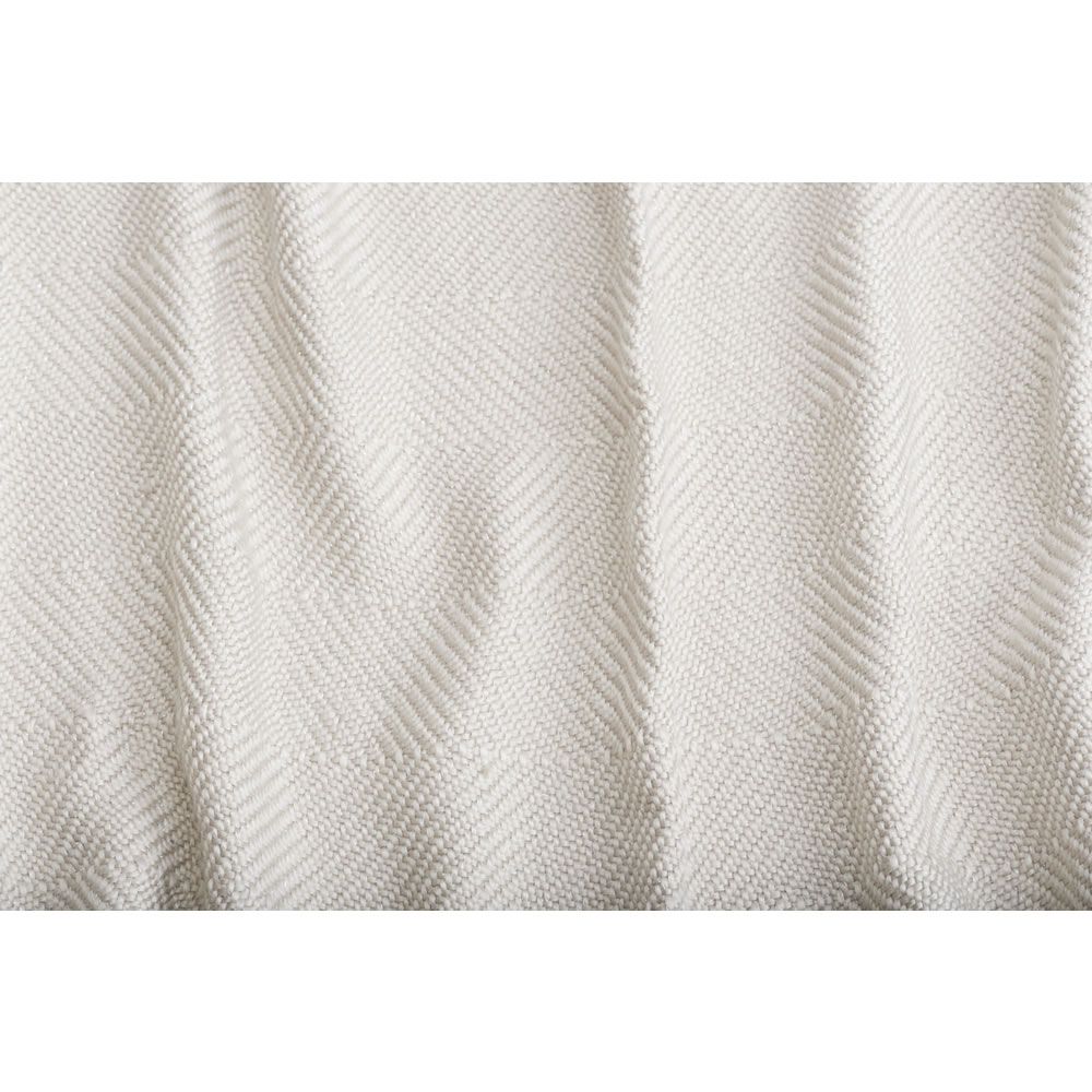 Wilko Stone Shimmer Knit Throw 150 x 180cm Wilko