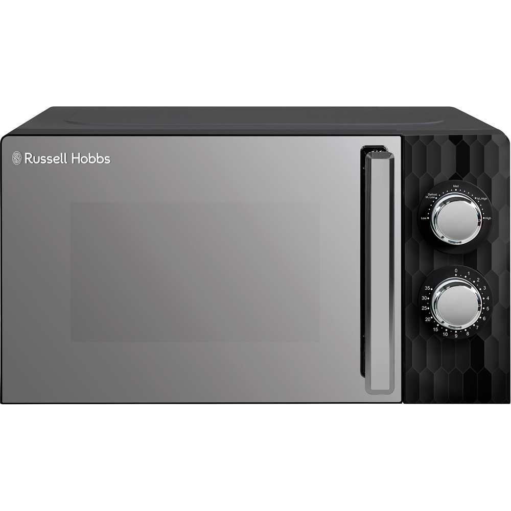 Russell Hobbs RHMM715B Black Honeycomb 17L Microwave Image 3