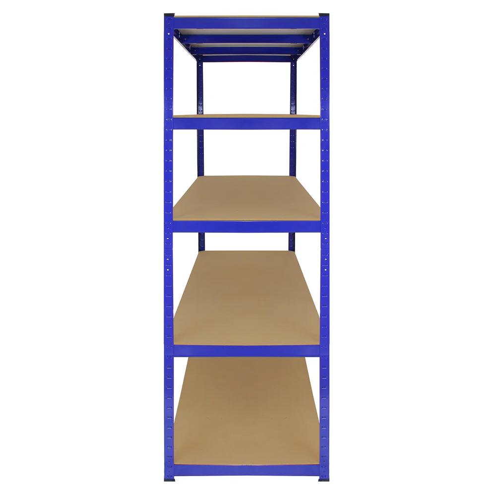 Monster Shop Racking T-Rax Extra Wide Storage Shelves Blue 160cm 10 Pack Image 4