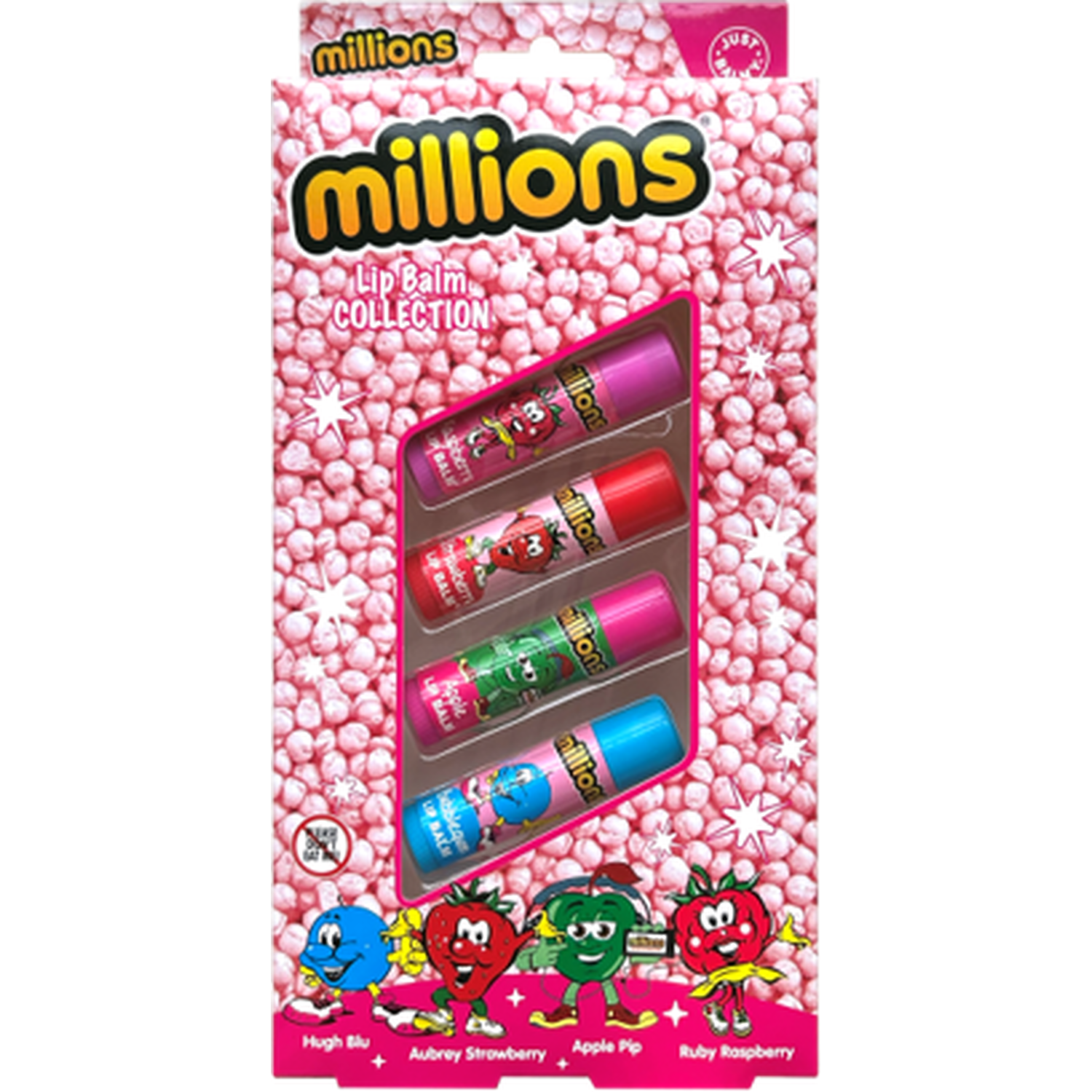 Pack of 4 Millions Lip Balms 4g - Pink Image
