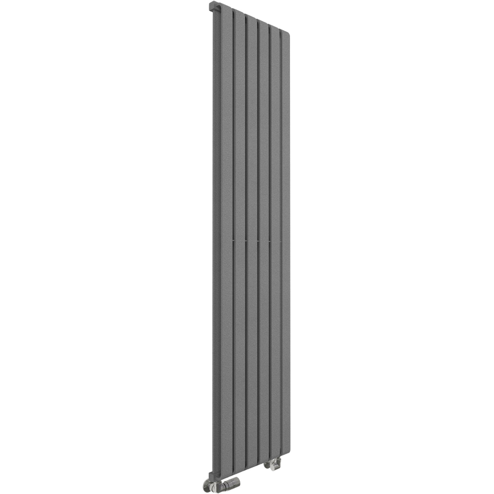 Terma Warp Room 3870 BTU Salt n Pepper Radiator 1800 x 395mm Image 1