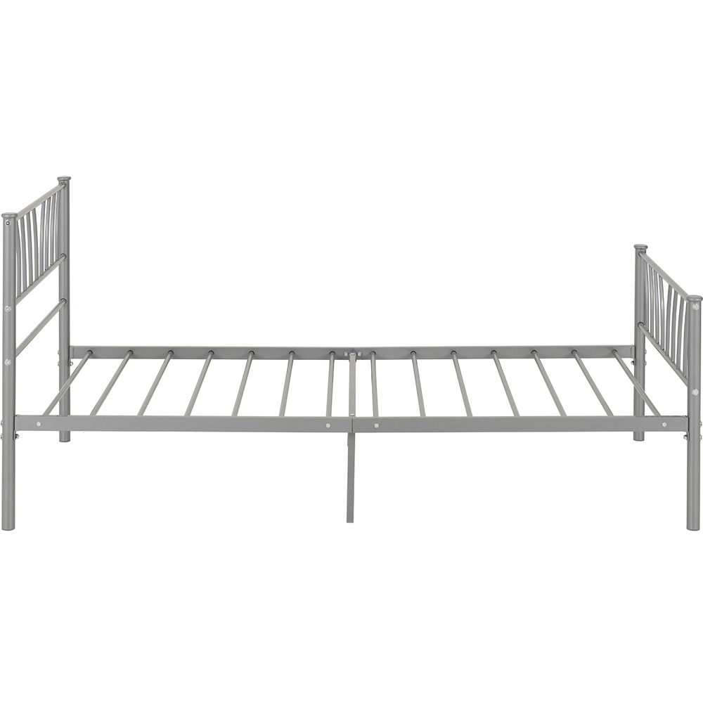 Seconique Harlow Single Silver Bed Frame Image 5