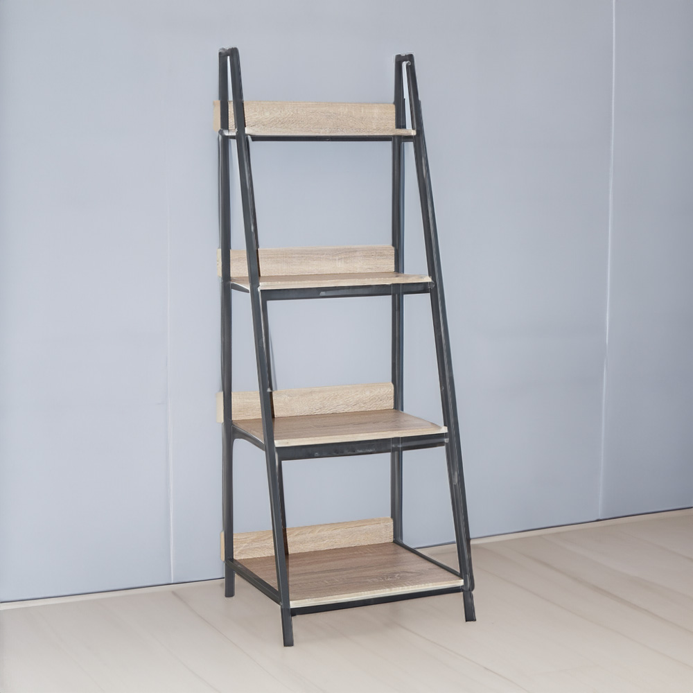Luxe Study Loft 4 Shelf Home Office Ladder Bookcase Image